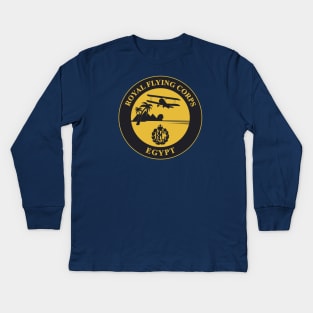 WW1 Royal Flying Corps Egypt Kids Long Sleeve T-Shirt